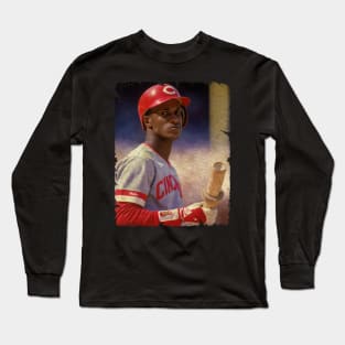 Eric Davis in Cincinnati Reds, 1997 Long Sleeve T-Shirt